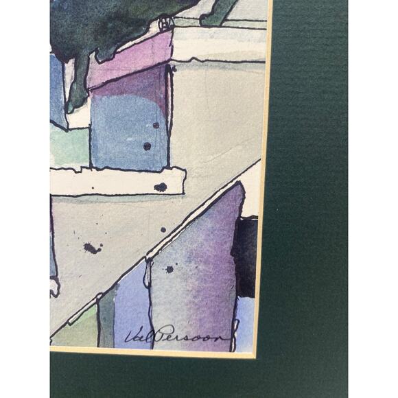 2 signed Val Persoon Cat Prints - Fish for Dinner I & II - Picture 5 of 6